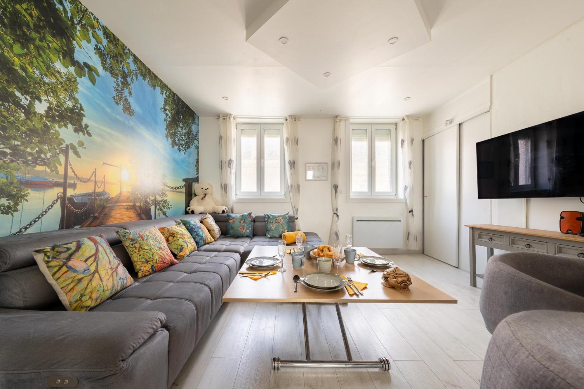 Casa Inca Calais - Duplex Soleil Latino - Parking Free, Station Apartment Bagian luar foto