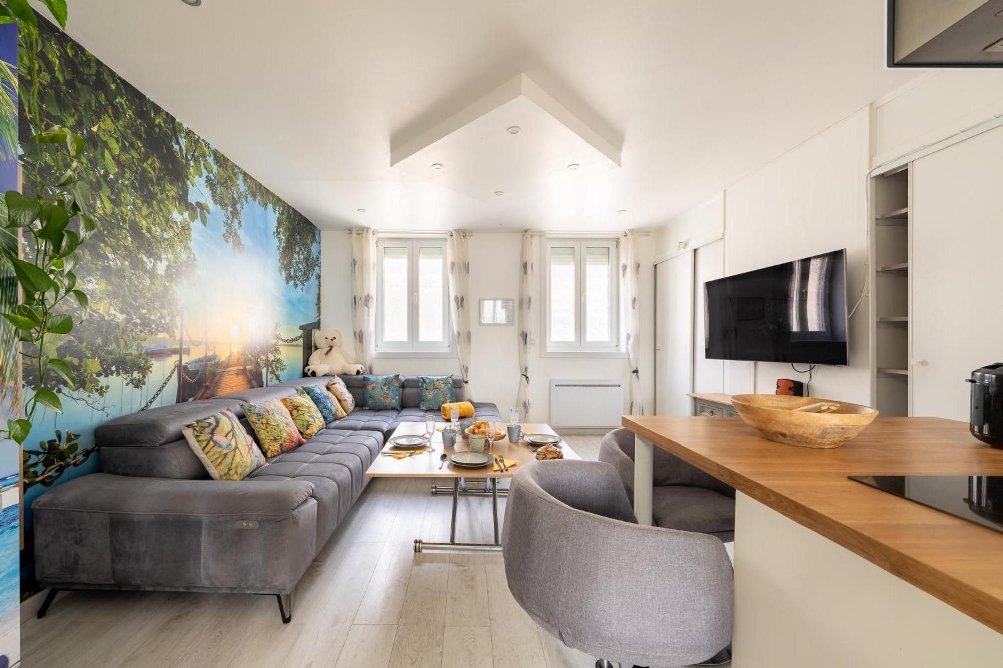 Casa Inca Calais - Duplex Soleil Latino - Parking Free, Station Apartment Bagian luar foto